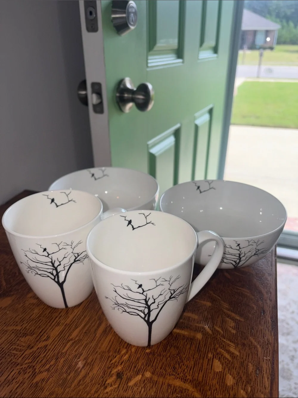 Roscher Bone China - Tree & Bird Bowls & Mugs